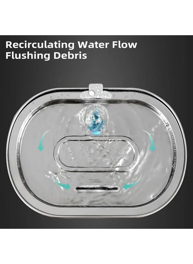 Cat Water Fountain Automatic Pet Drinking Bowl 108oz 3 2L Stainless Steel USB Pump Quiet - Image 5